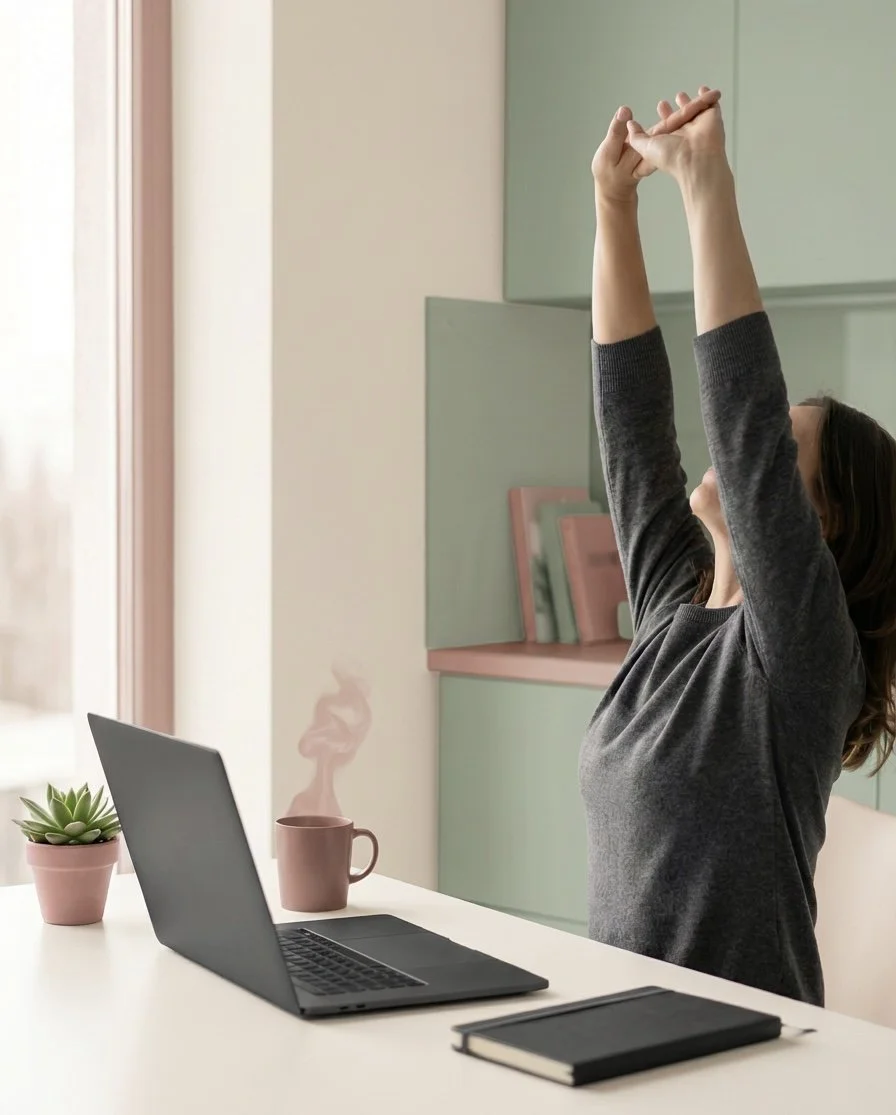 Desk Tension? Try This 10-Second Stretch for Your Neck and Upper Back