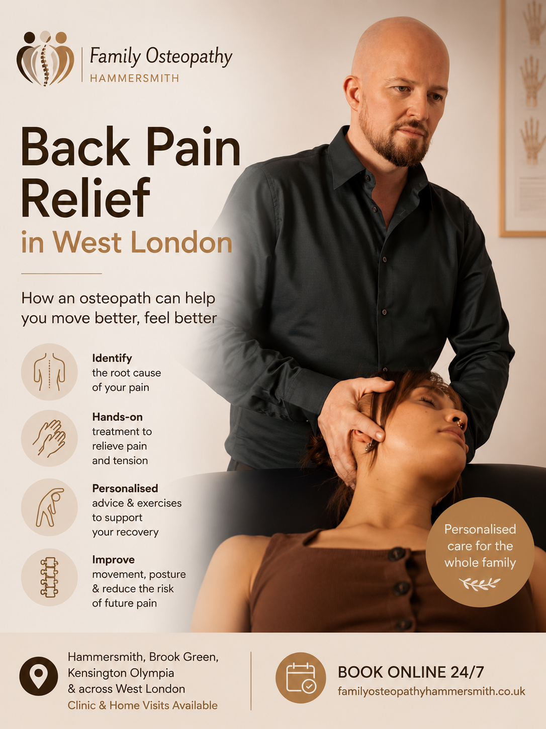 Back Pain Relief in West London | How an Osteopath Can Help You Move Better