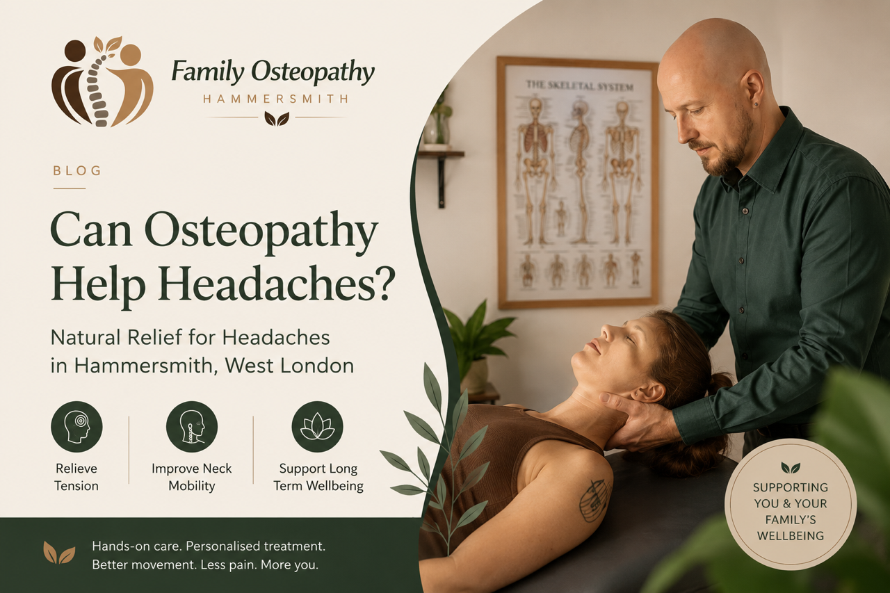 Can Osteopathy Help Headaches? Treatment in Hammersmith