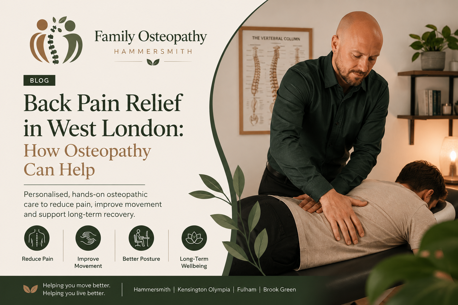 Back Pain Relief in West London: How Osteopathy Can Help