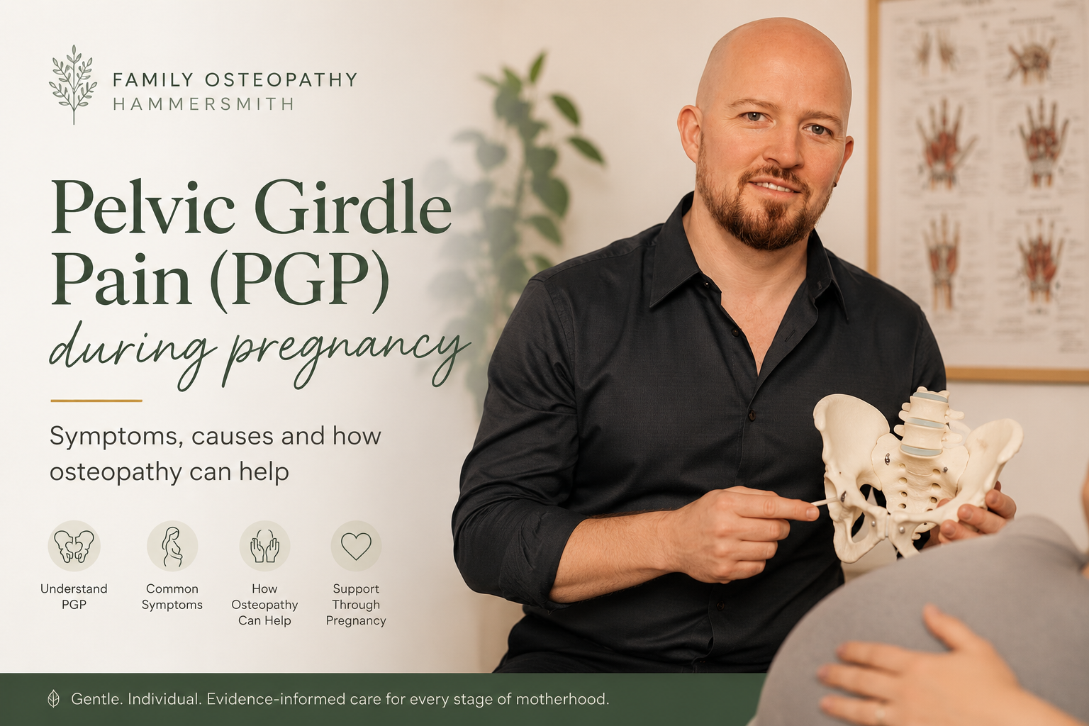 Pelvic Girdle Pain During Pregnancy (PGP): Symptoms, Causes and How Osteopathy Can Help