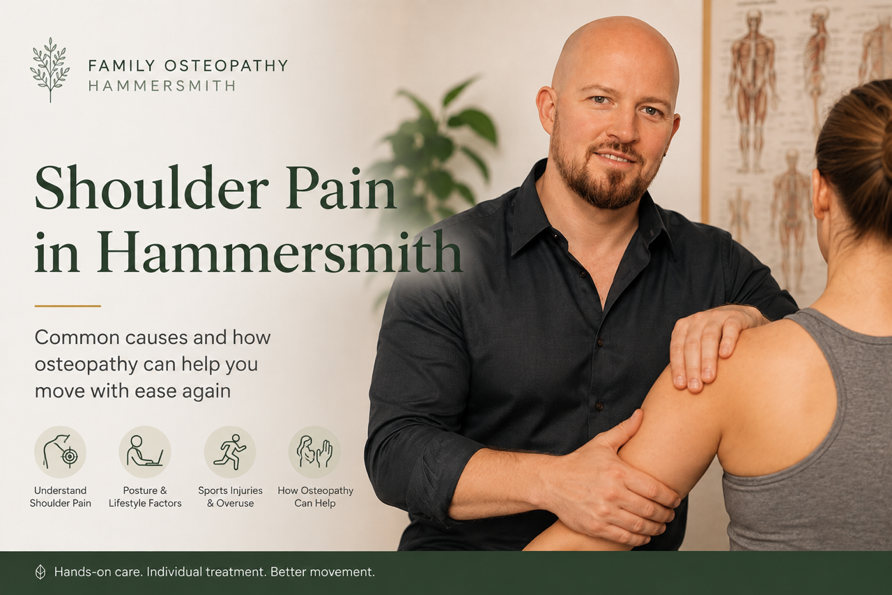 Shoulder Pain in Hammersmith: Common Causes and How Osteopathy Can Help