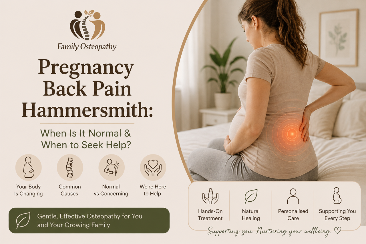 Pregnancy Back Pain in Hammersmith: When Is It Normal and When Should You Seek Help?