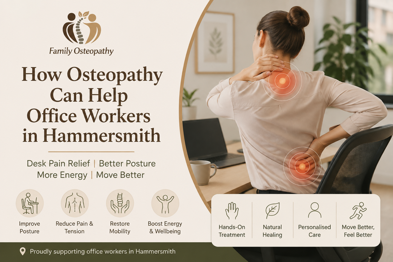 How Osteopathy Can Help Office Workers in Hammersmith