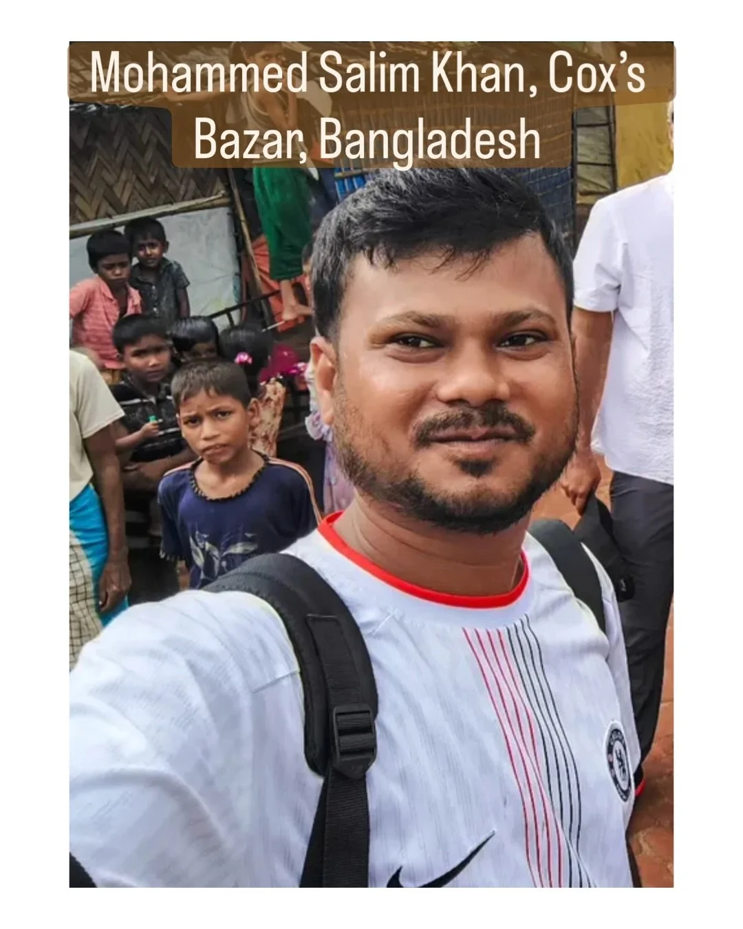 Mohammed Salim Khan. @mohammed_salimk 
I am a photographer recognized for my work with the Rohingya
community, including the 2023 Nansen Refugee Award for the Asia and Pacific region. I am the founder of the Rohingya Photography School, and I live in