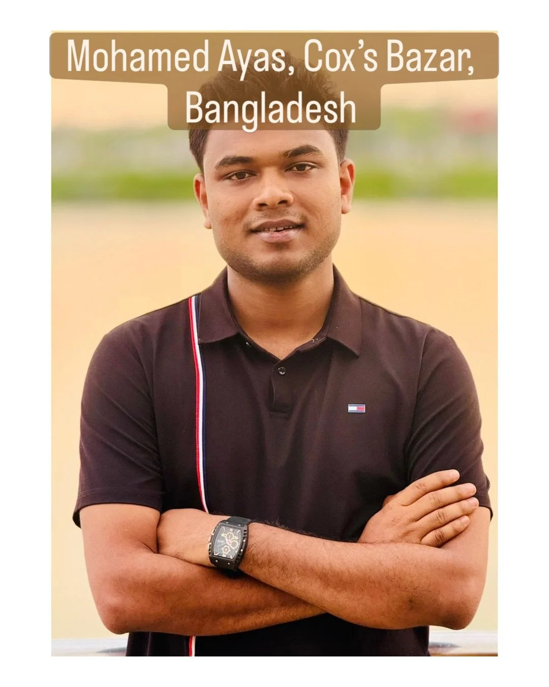 Mohamed Ayas - photography by @rosawoo9541 
My name is Mohamed Ayas (Ro Saw Oo) and I am from Myanmar. In 2017, I was forced to leave my home and came to Bangladesh as a refugee. Life has been very diﬃcult, but I chose to support my community.
I star