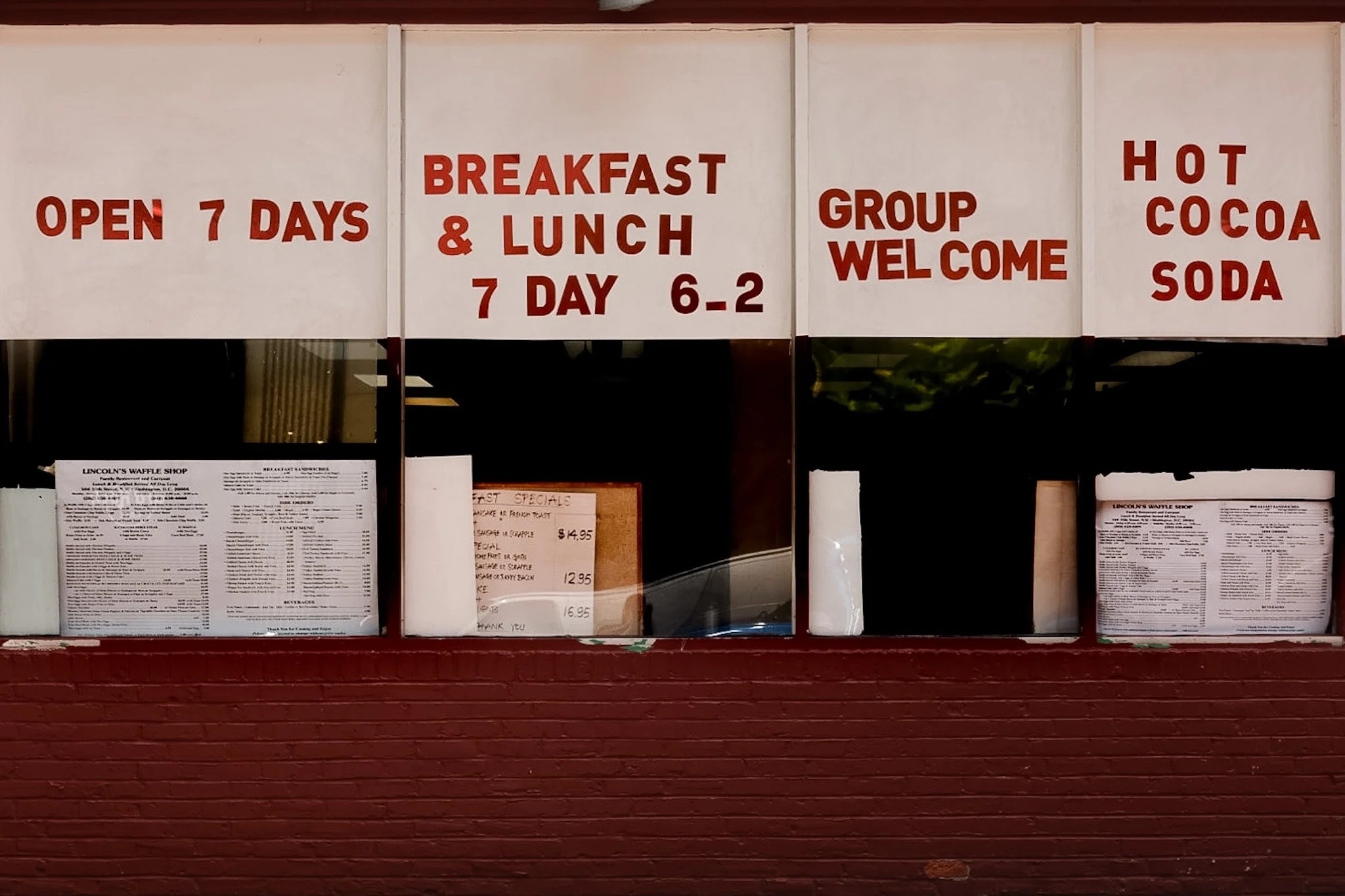 Old DC Diner next to the Ford Theater.
