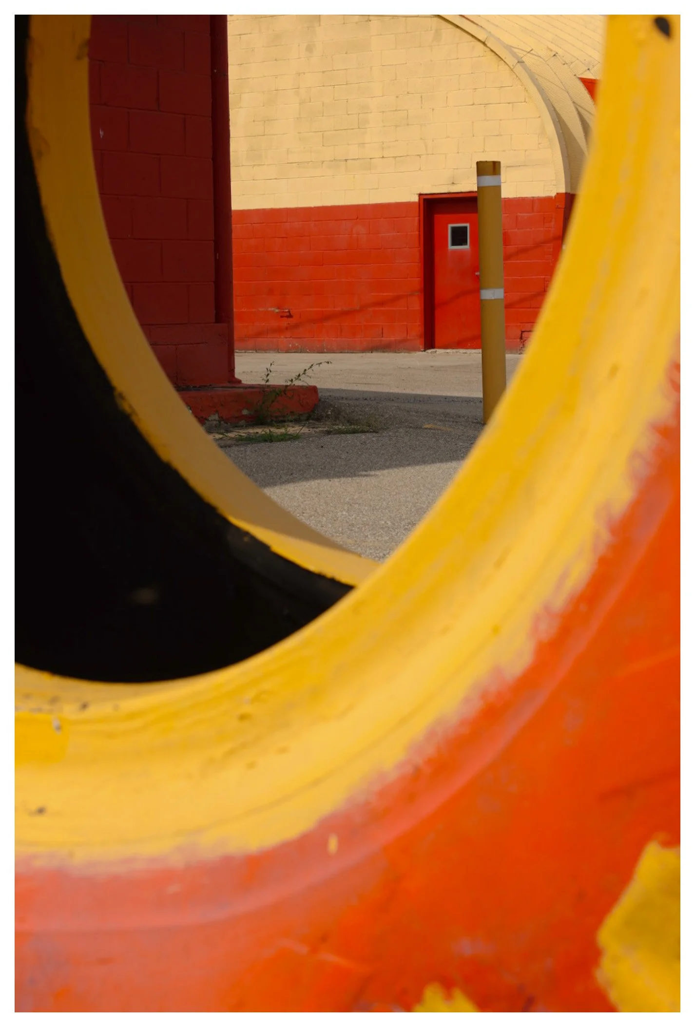 Colorful tire display at Advanced Tire on Spring Grove Avenue in Cincinnati.