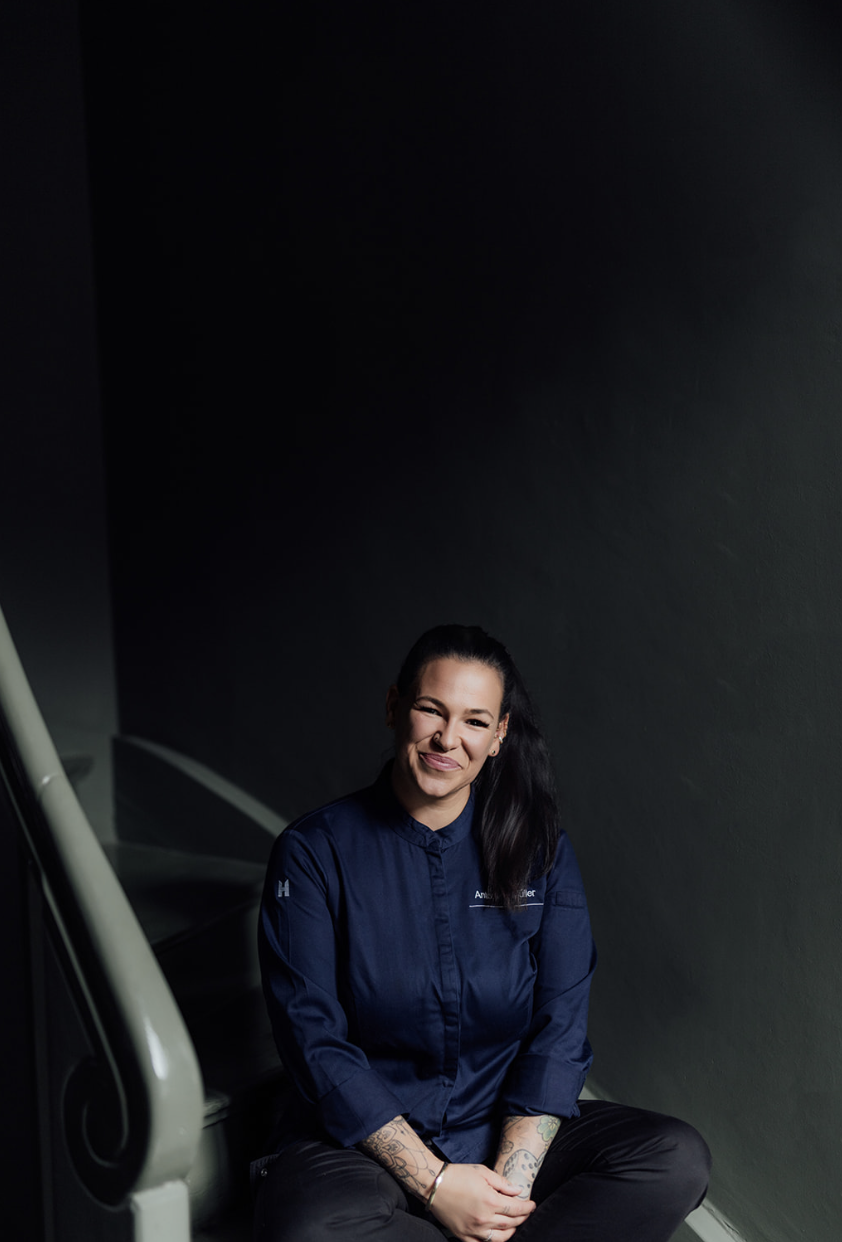 Portrait einer Köchin, business fotografie zentralschweiz