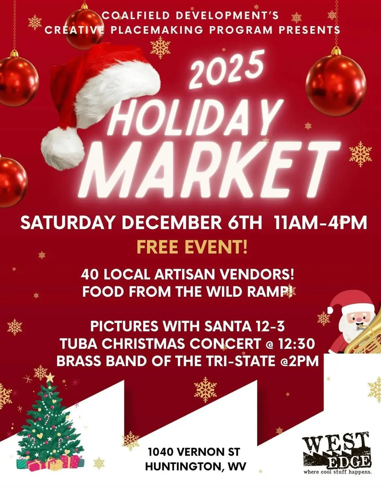 🎄❄️☃️ Let&rsquo;s hang out, Huntington!