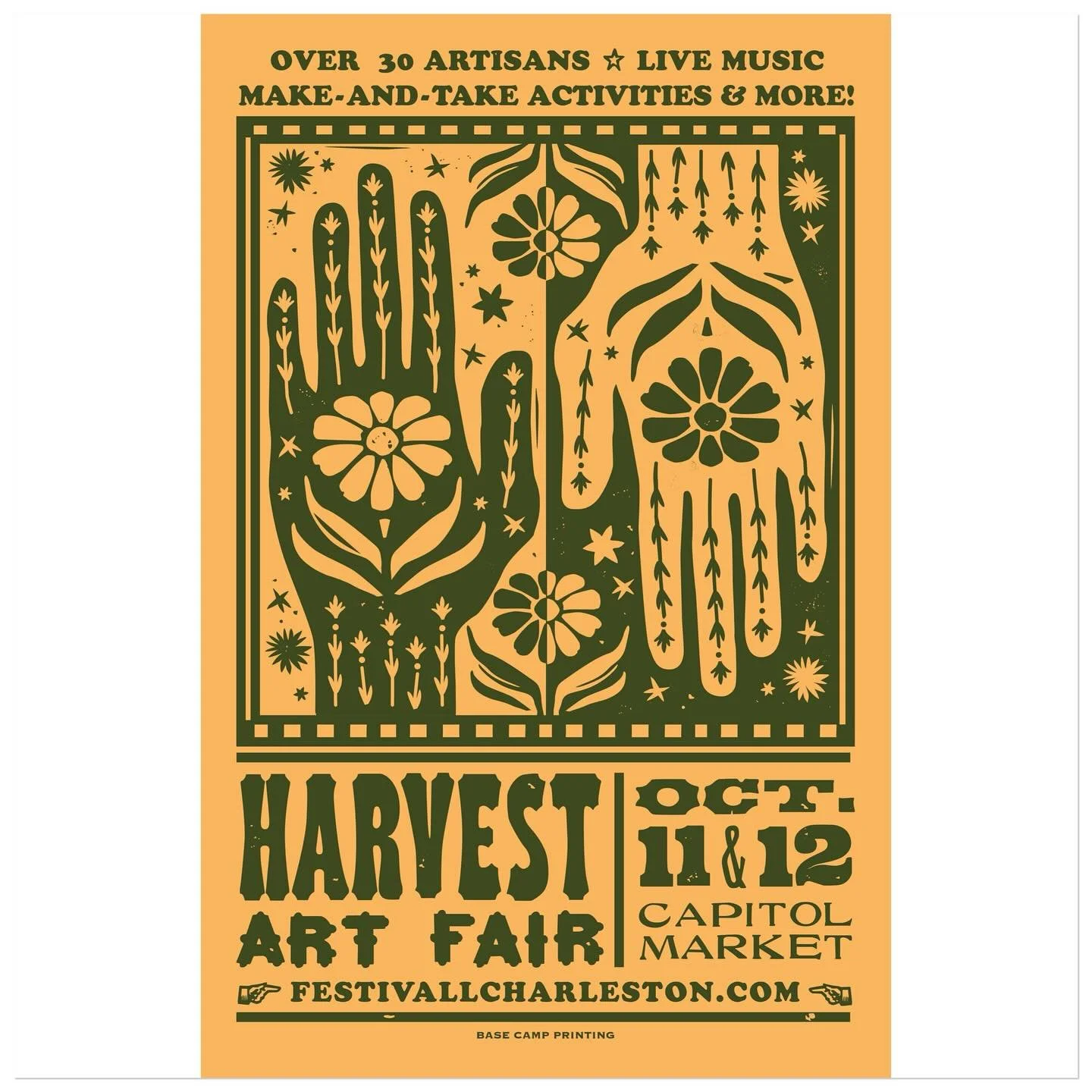 Charleston friends, come see us at Capitol Market for FestivFALL this weekend!

Shop local art, prints, and handmade goods while enjoying the best of fall in the city. We&rsquo;ll have new prints and some returning favorites too.

When: October 11&nd