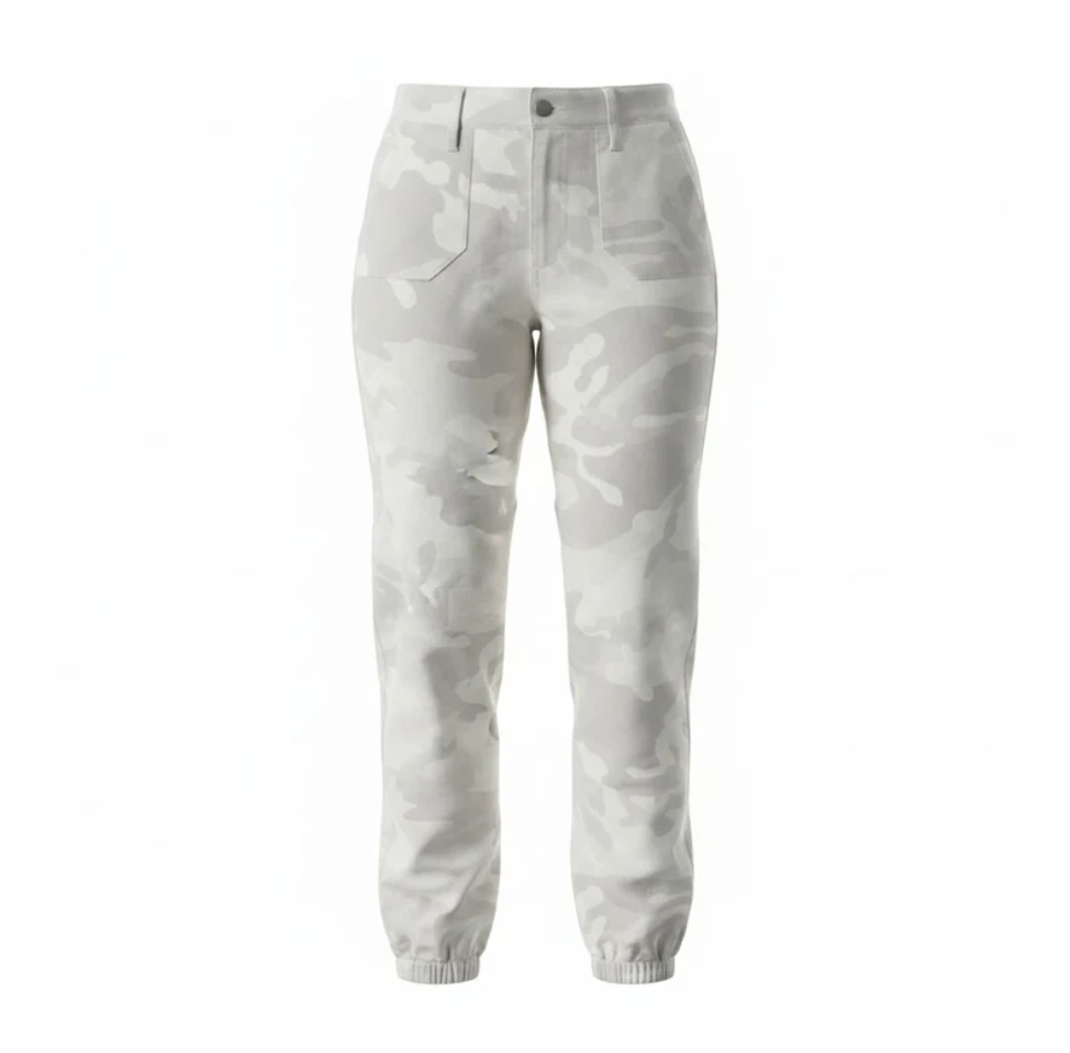 PAIGE Mayslie Jogger Faded Beige Camo Size 27 Cargo Utility Combat Trousers BNWT