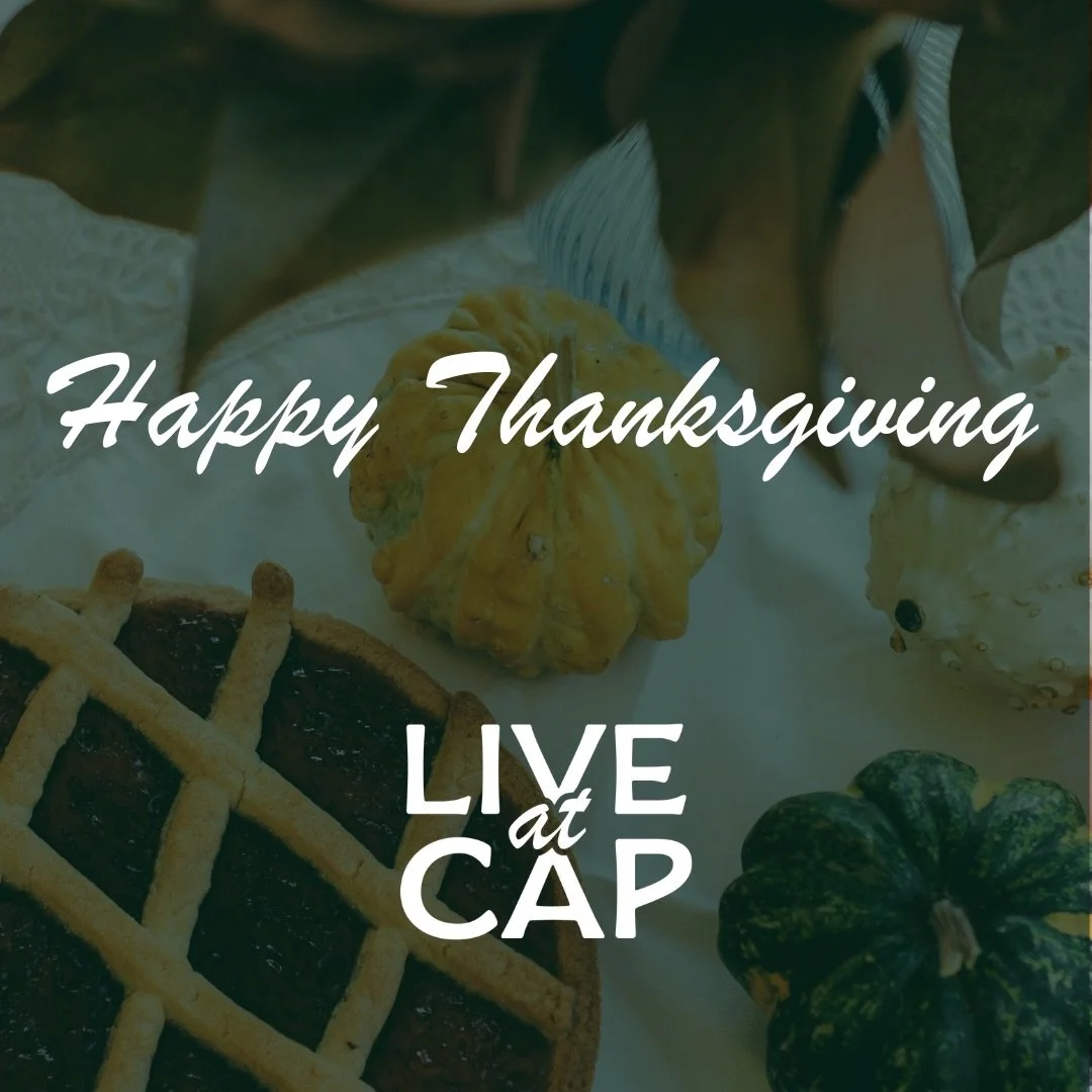 Happy Thanksgiving from the Live at CAP family! Today we are grateful for all of our residents and the amazing neighborhoods our communities are located in! We hope you have a wonderful holiday!