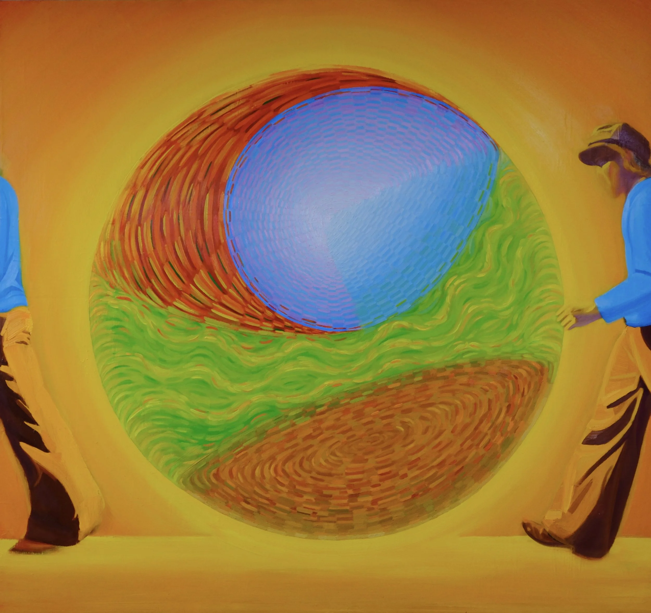 Suuri Illusioni
160 cm X 170 cm
Oil on oilground
2026