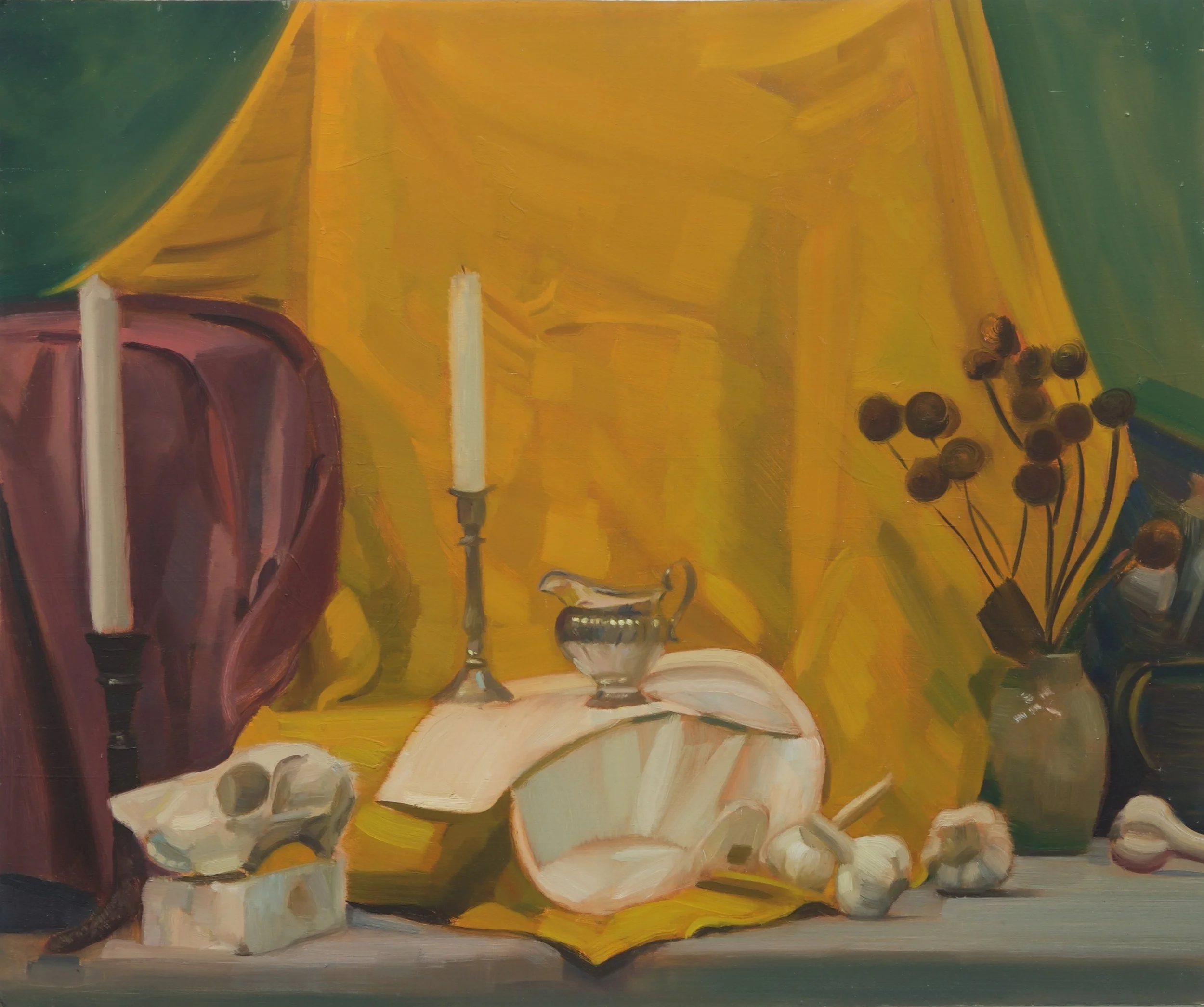Still life
62 cm x 73 cm
Oil paint on recycled mdf-board
2025
