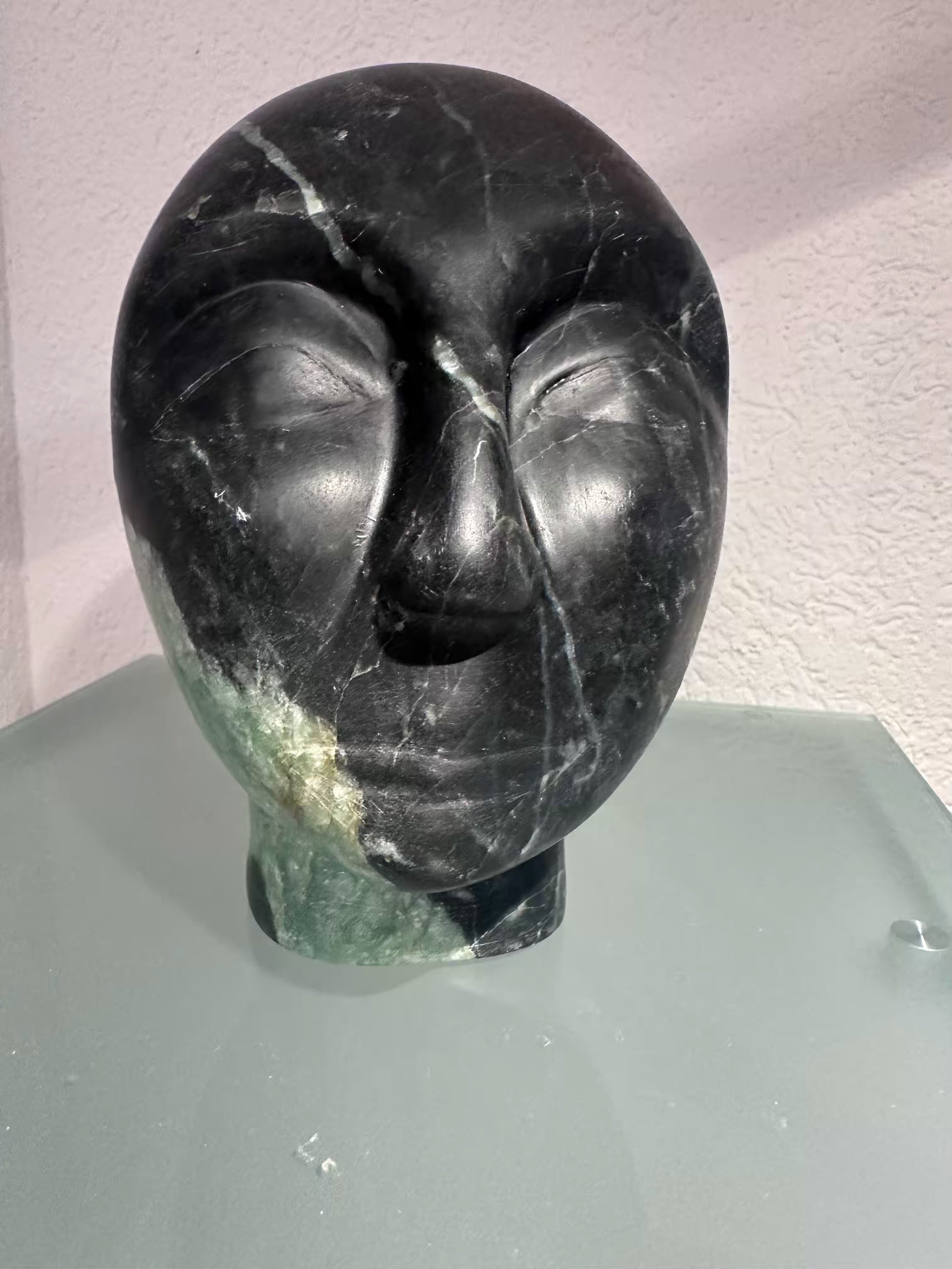 Kopf Speckstein, ca 23x16cm