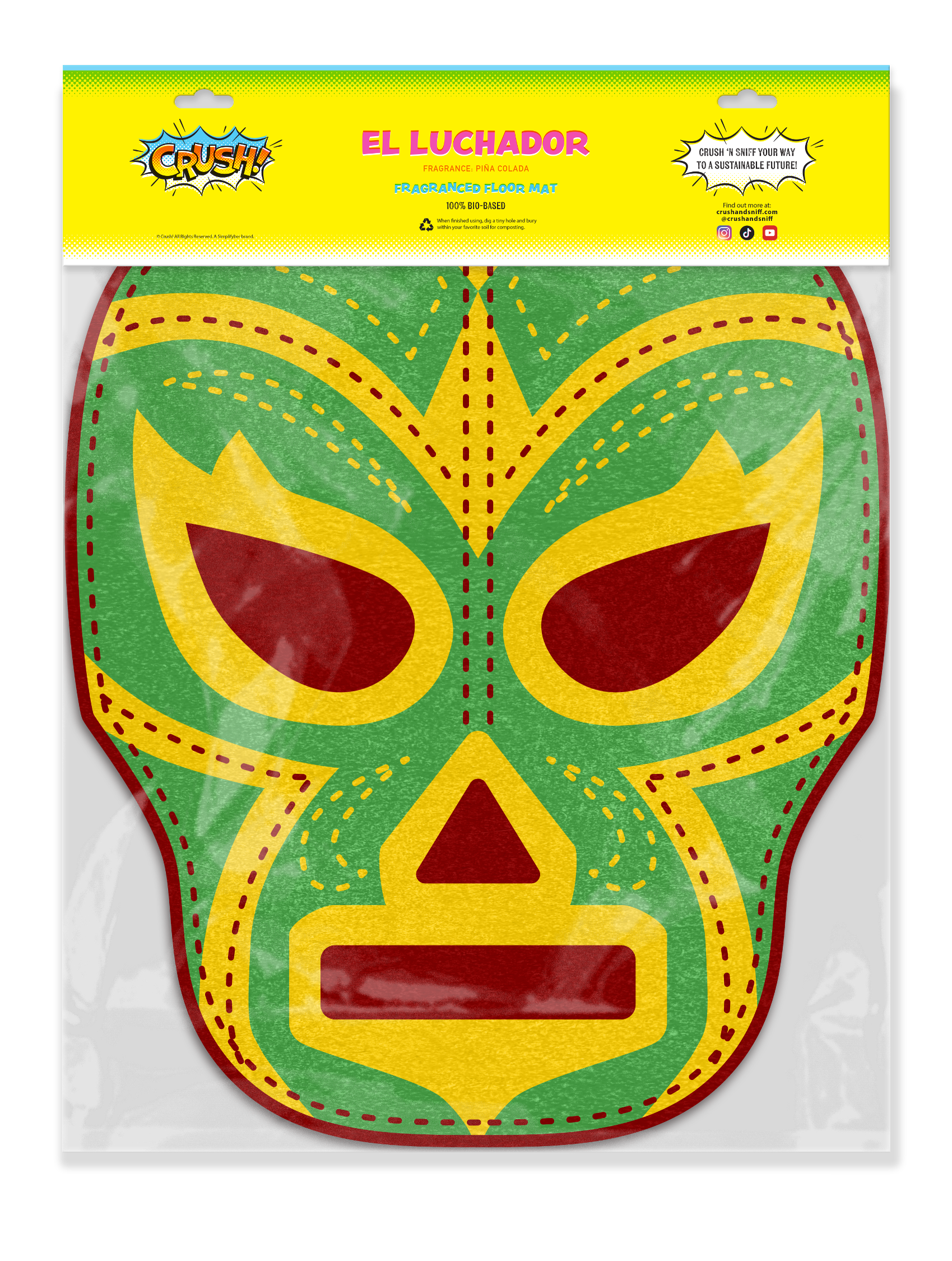 El Luchador Floor Mat