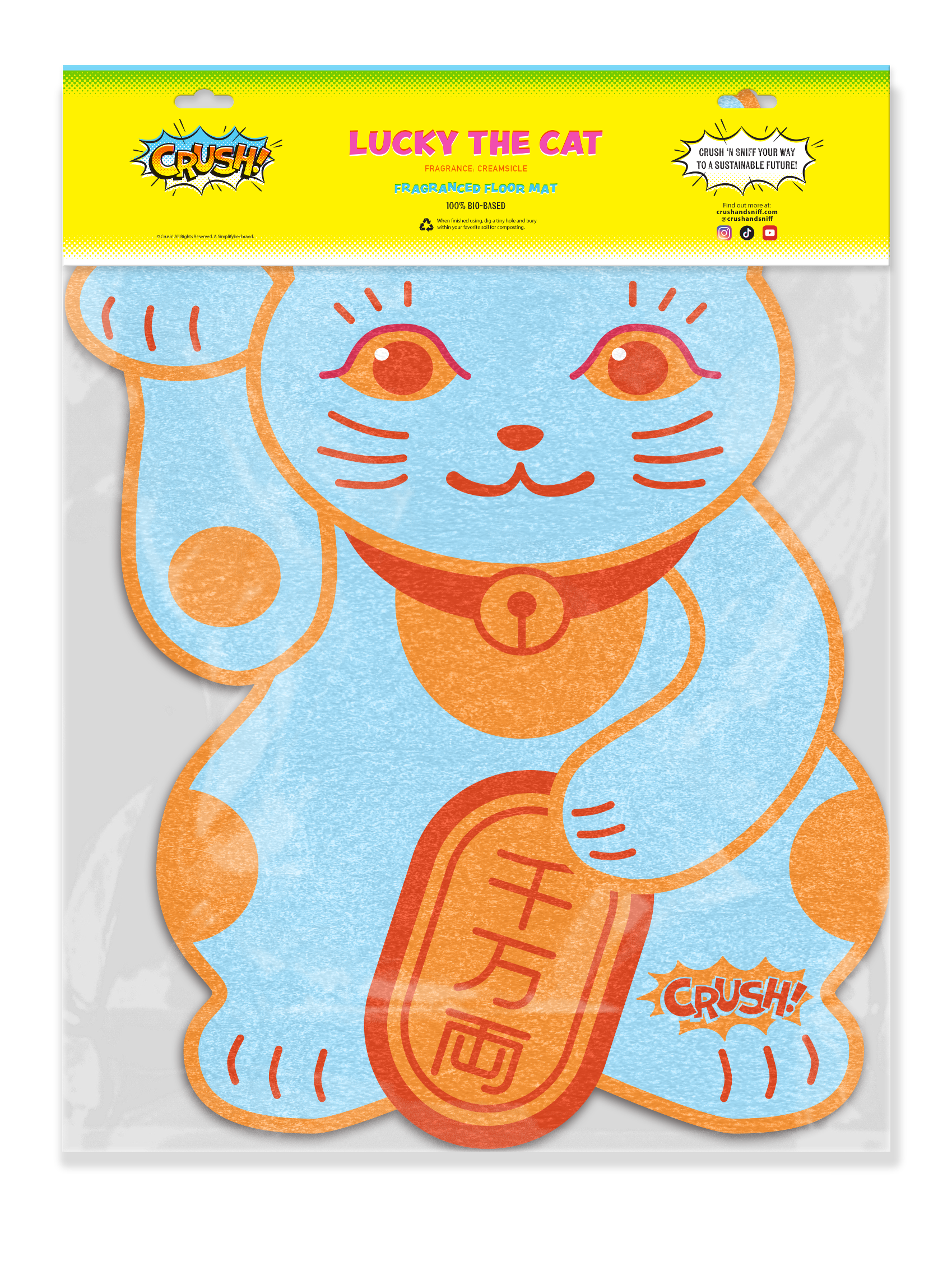 Lucky The Cat Floor Mat