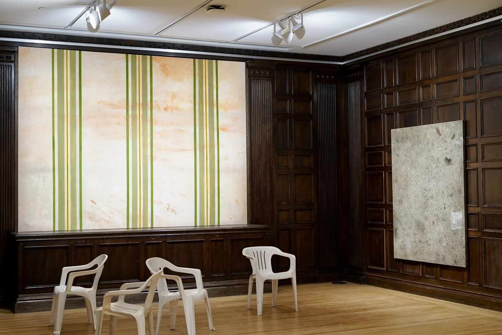 [Photos] Fredrik Værslev Questions Humanity at Neubauer Collegium Exhibit