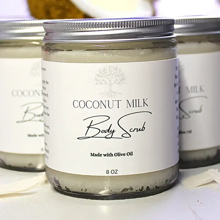 Large - 8oz - Coconut Milk Scrub