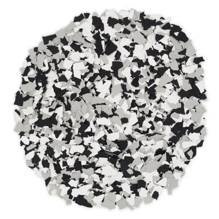 Domino decorative flake blend
