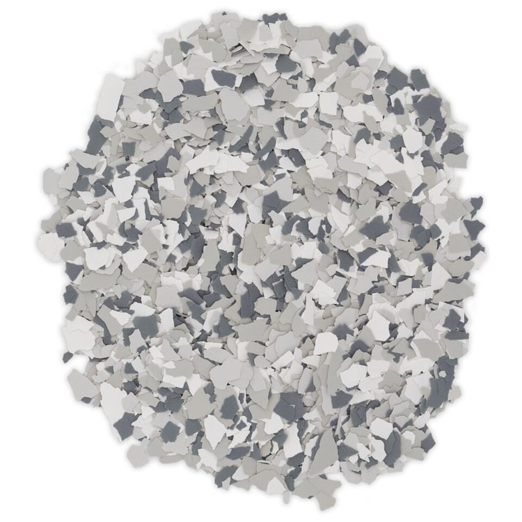 Gravel decorative flake blend