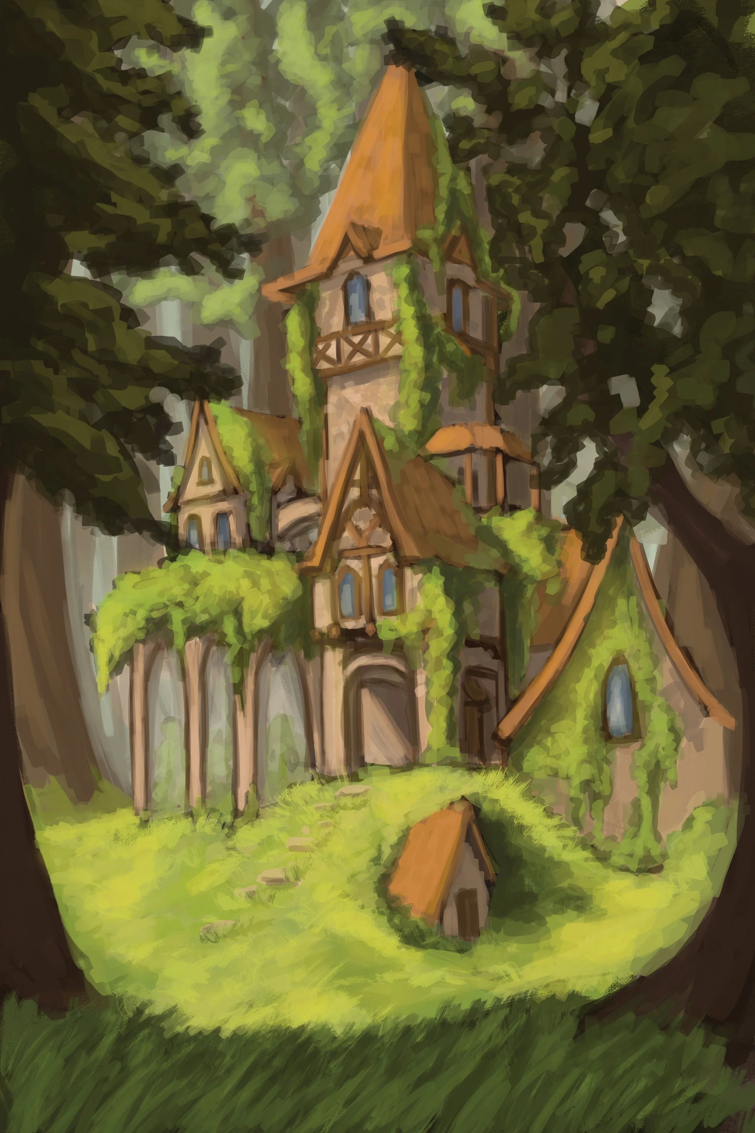 Wood of the Wise Page Illustration