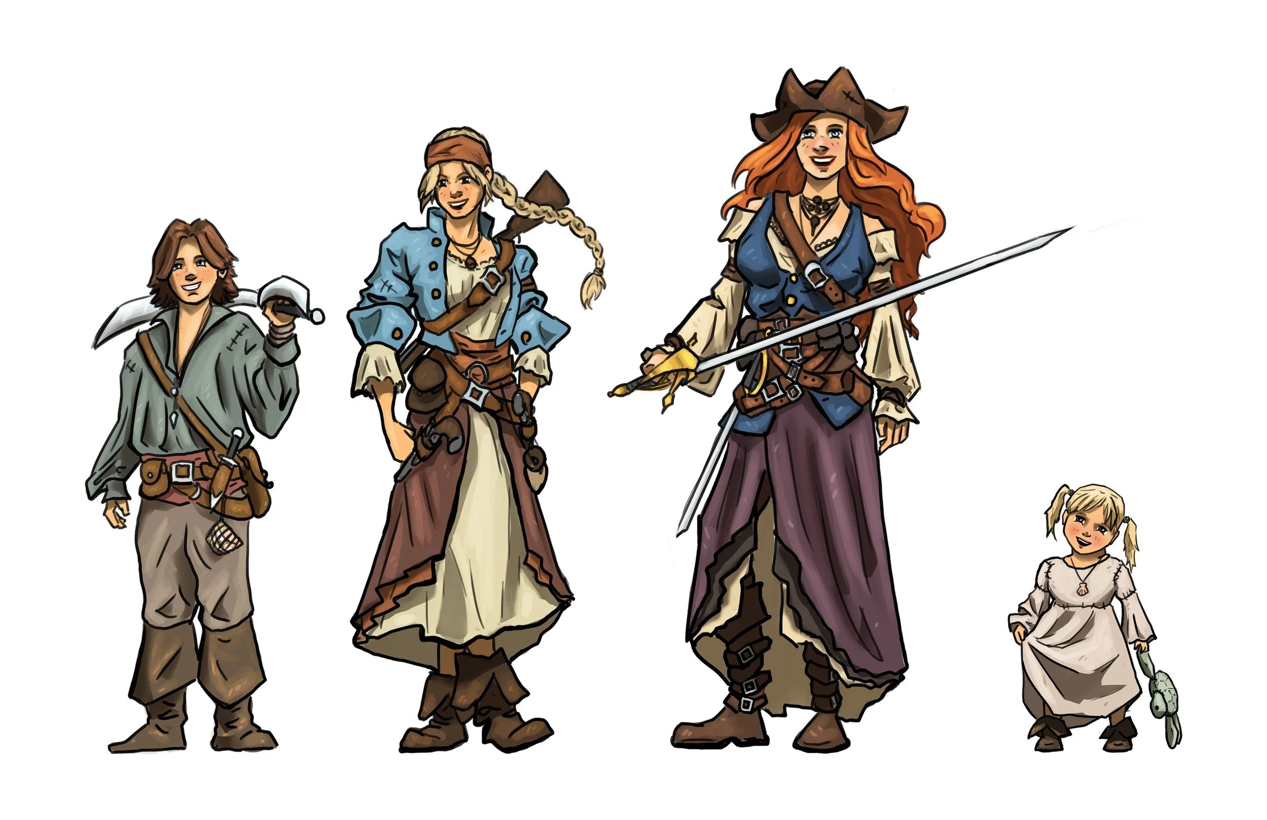 The Dragon's Heart Characters