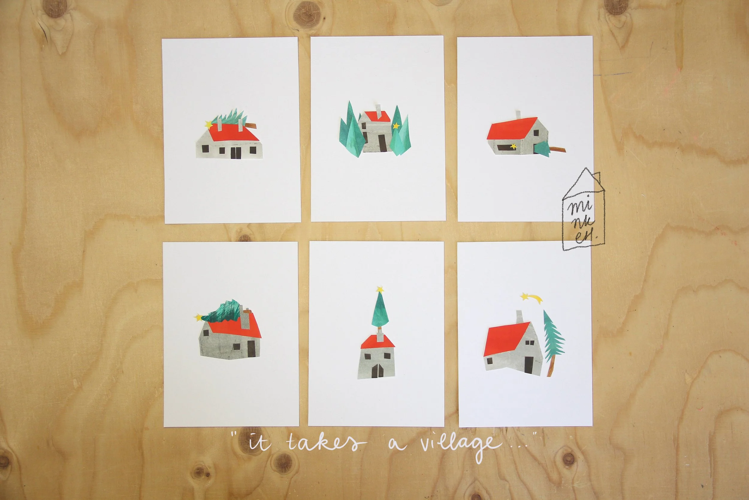 It takes a village - villagers' houses