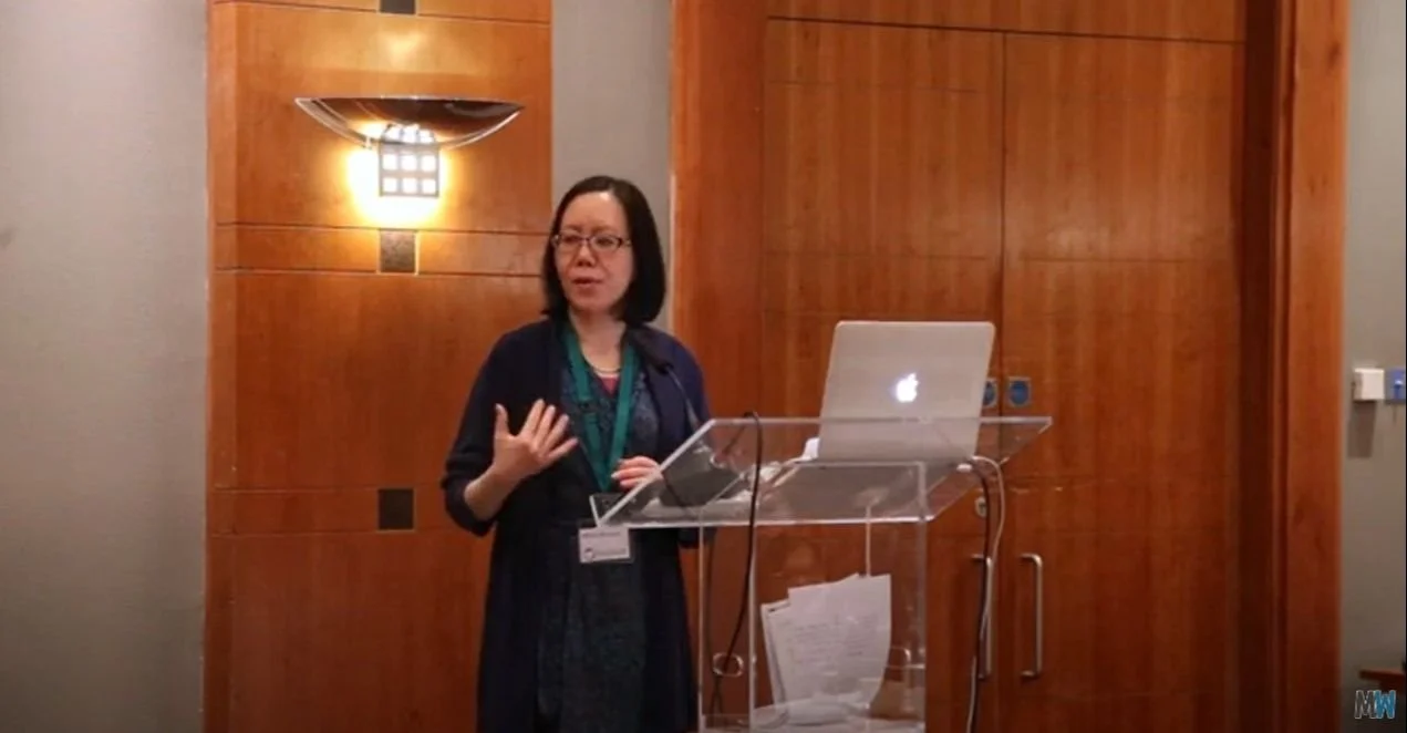 Mitzi Wyman speaking at Fulcrum gathering