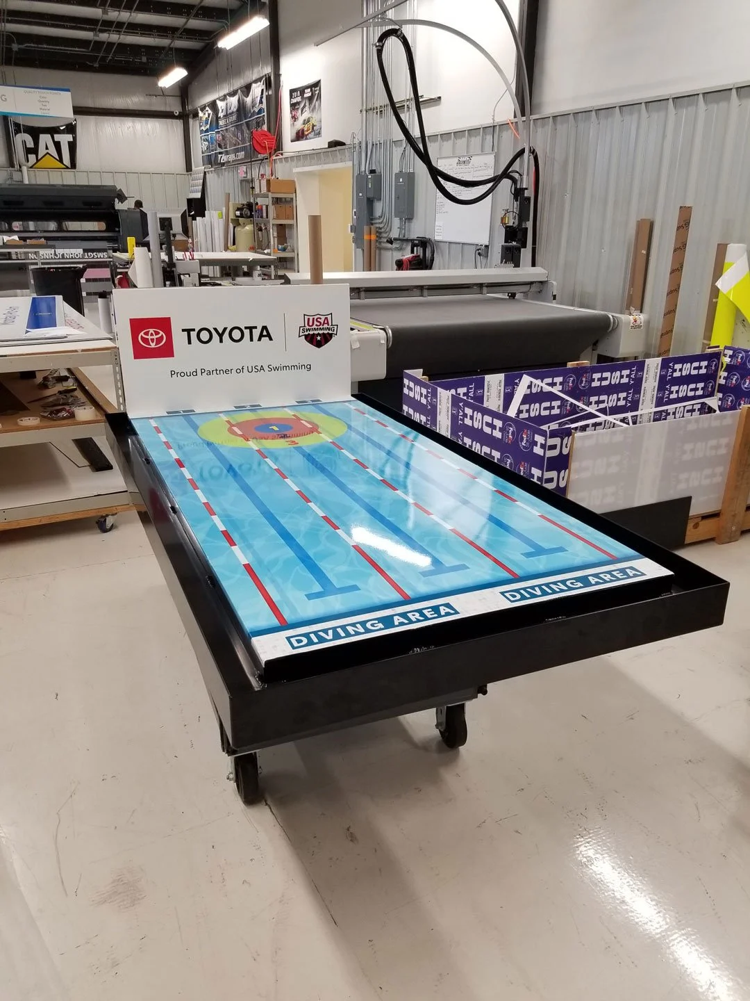 Toyota Mobile Experiential Marketing Display table