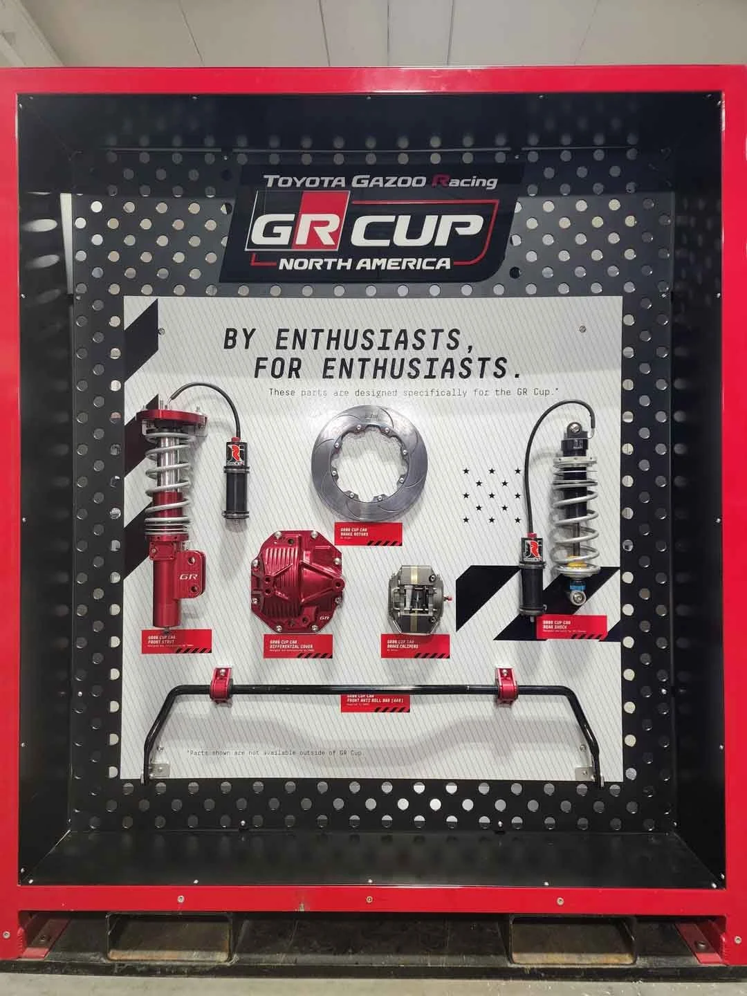 Toyota Mobile Experiential Marketing Display GR Cup display