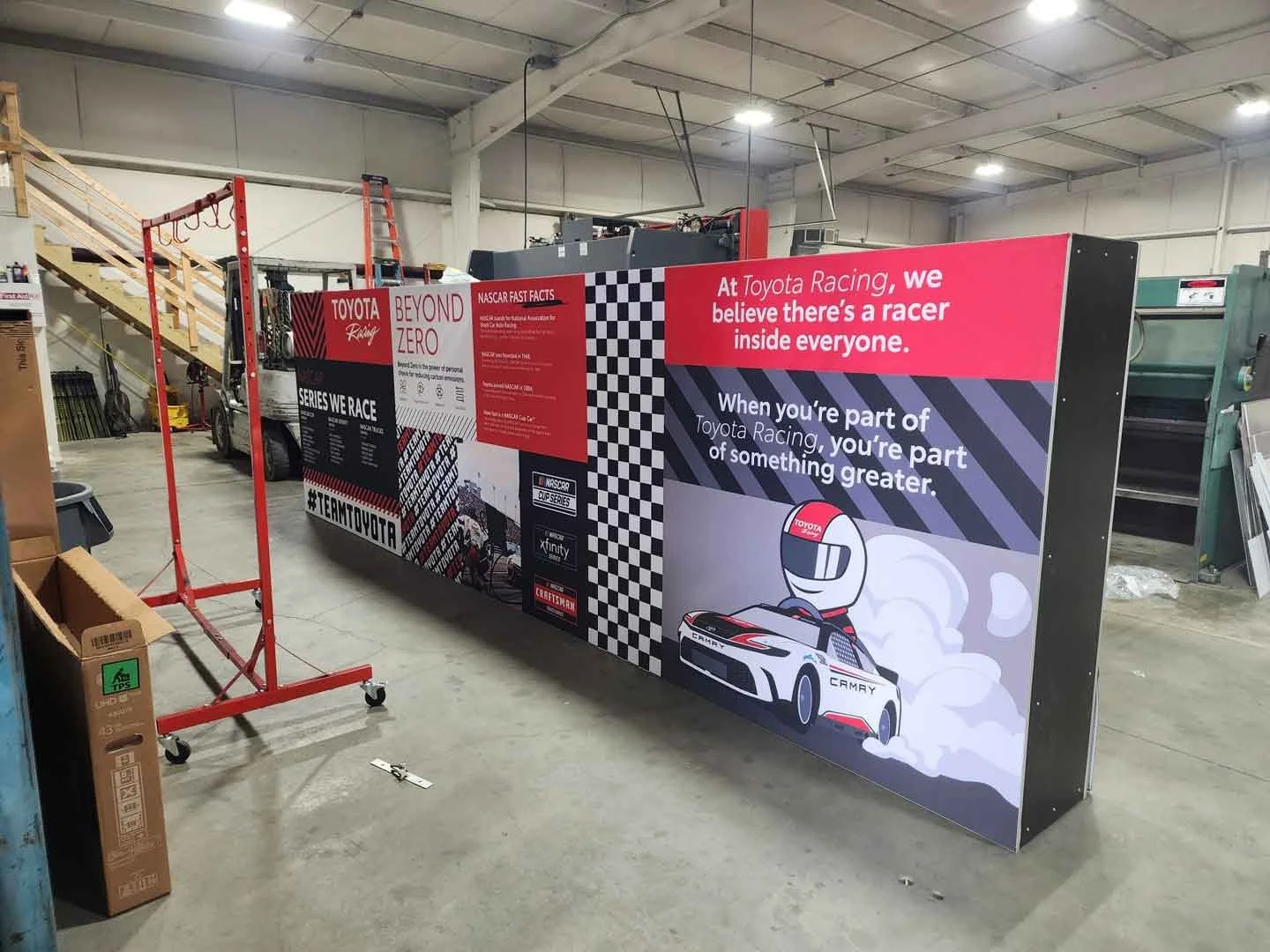 Toyota Mobile Experiential Marketing Display wall