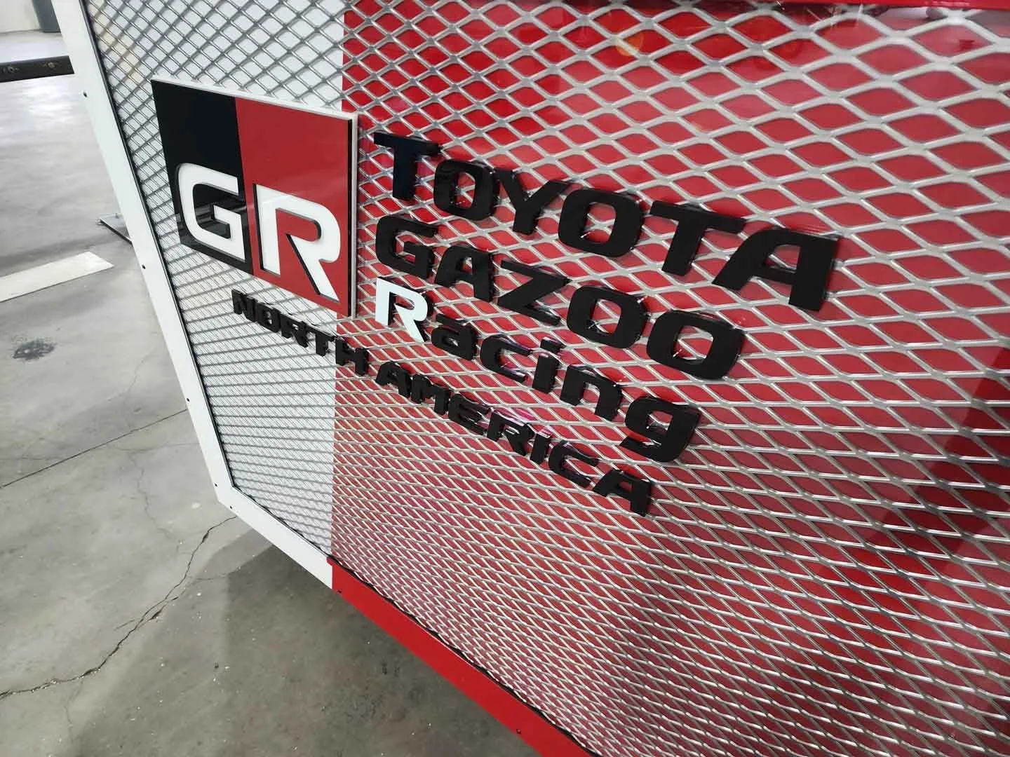 Toyota Gazoo Signage