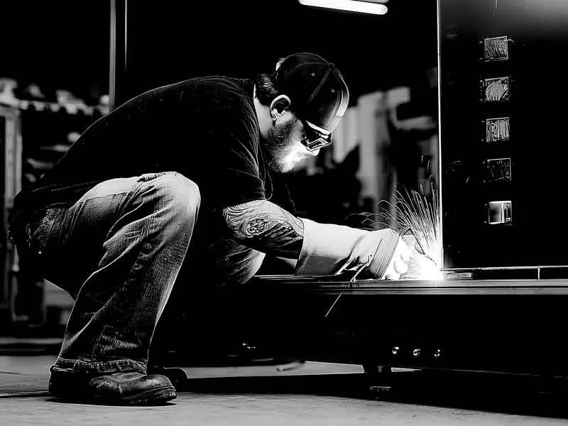 Fabricator welding