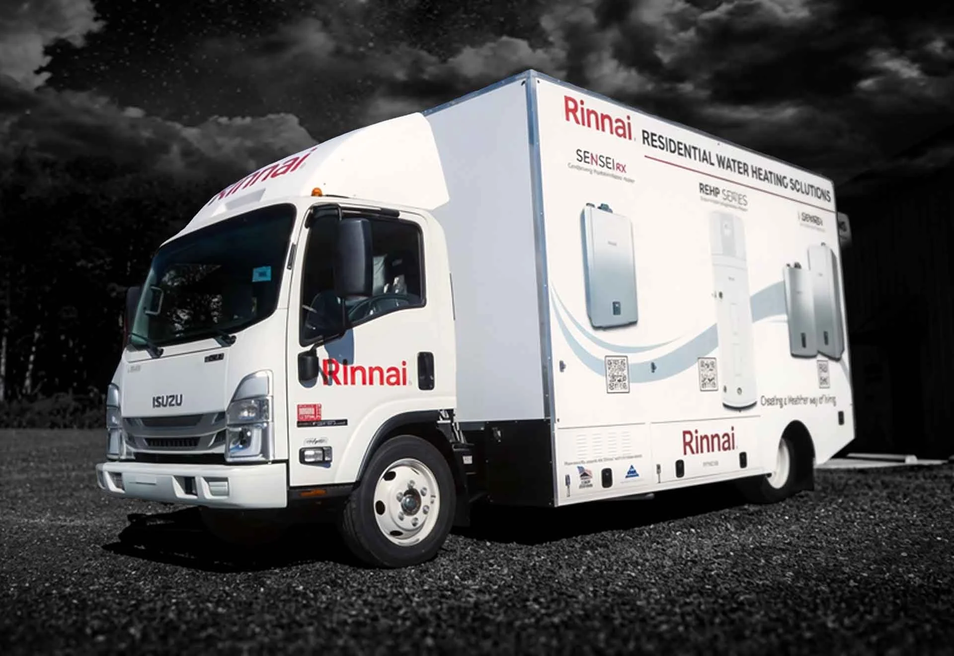 Rinnai experiential marketing display exterior view