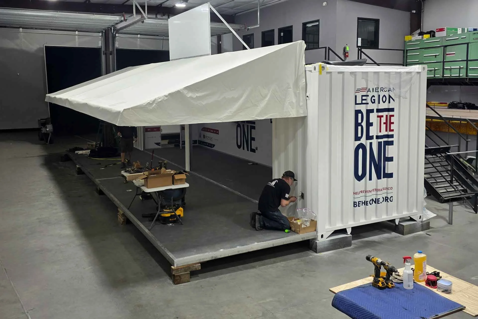 America Legion experiential marketing display