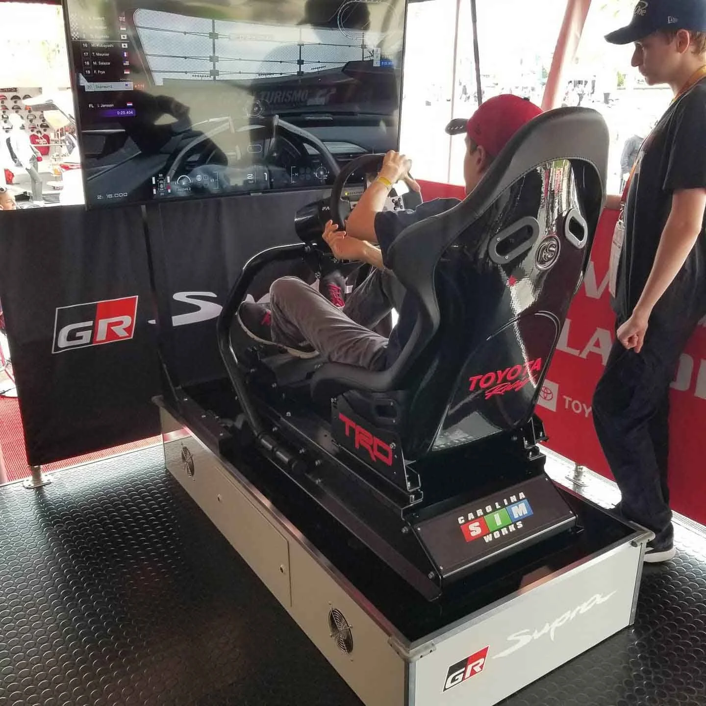 Toyota experiential marketing display driving simulator