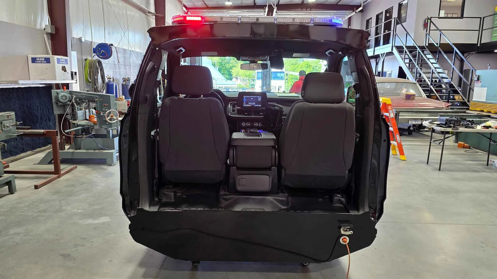 Segmented truck customization rear view