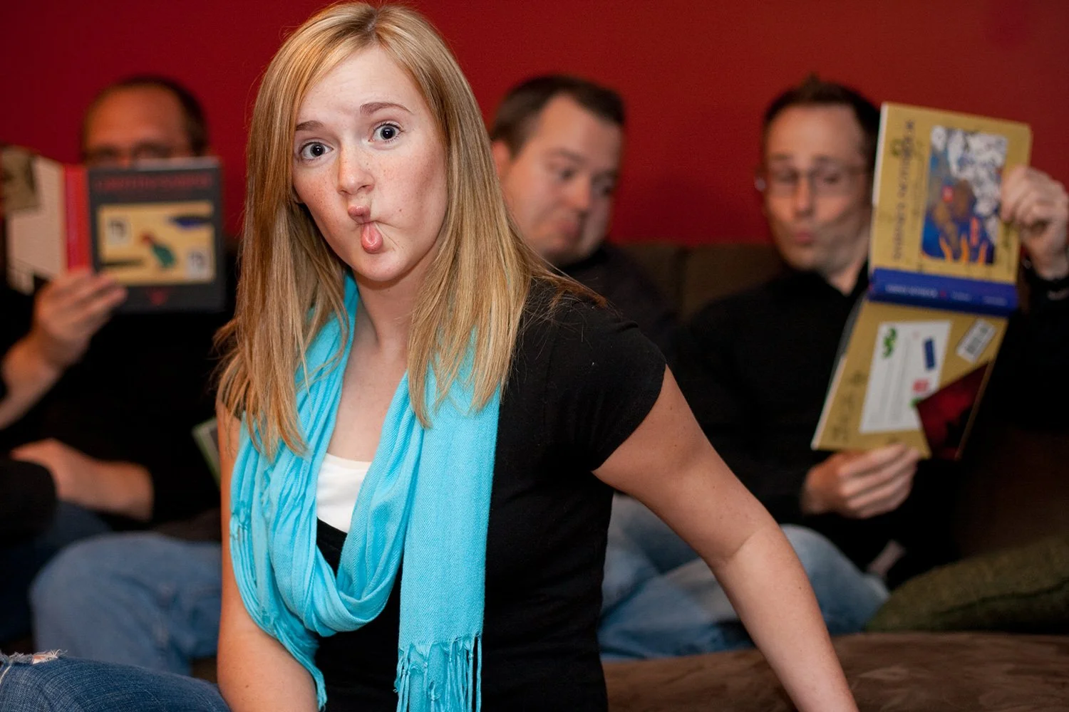 Student participating in acting and creative arts training at Hickory Arts in Hickory, North Carolina.