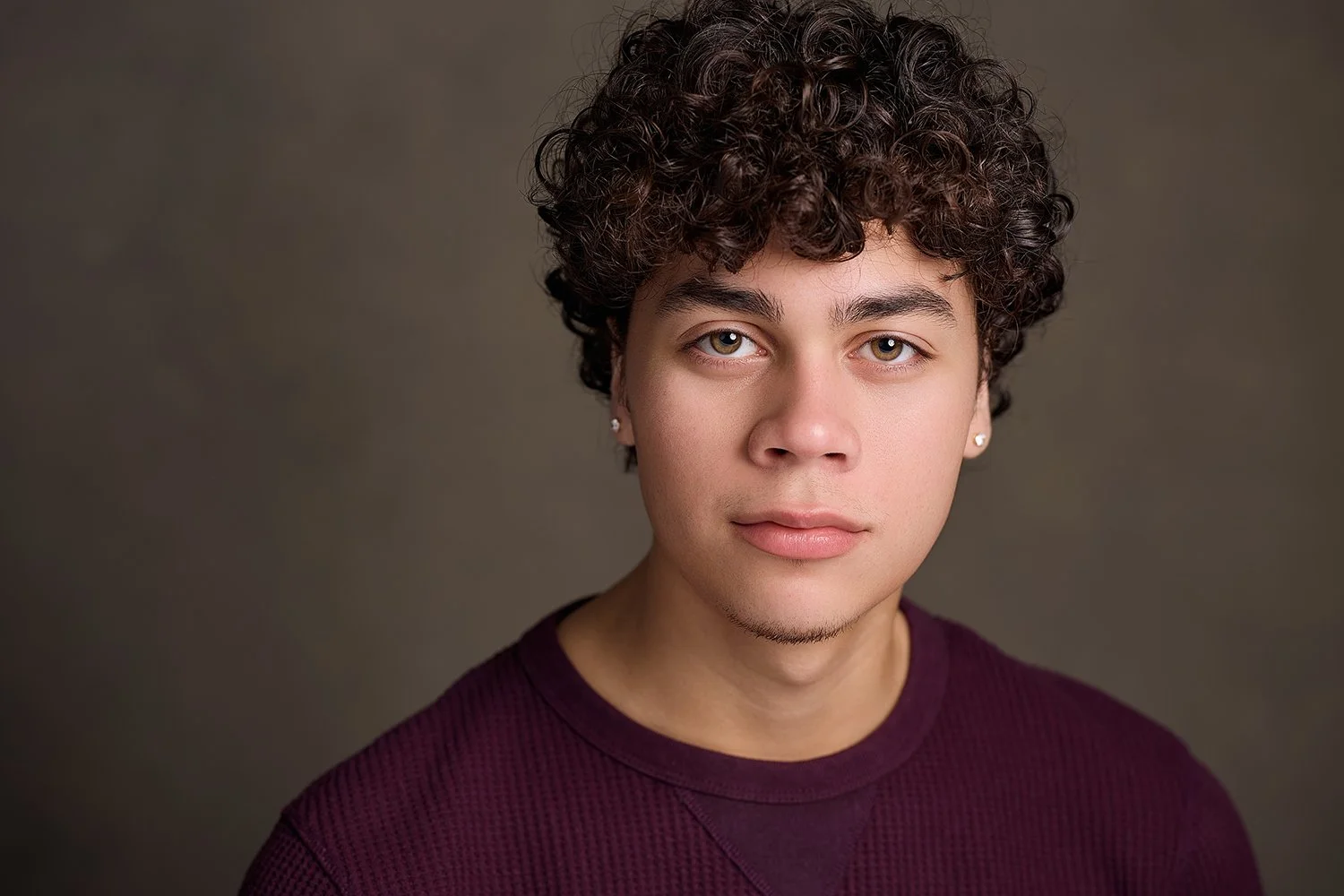 Actor Brian Saveedra professional headshot for acting lessons and artist development at Hickory Arts in Hickory, NC.