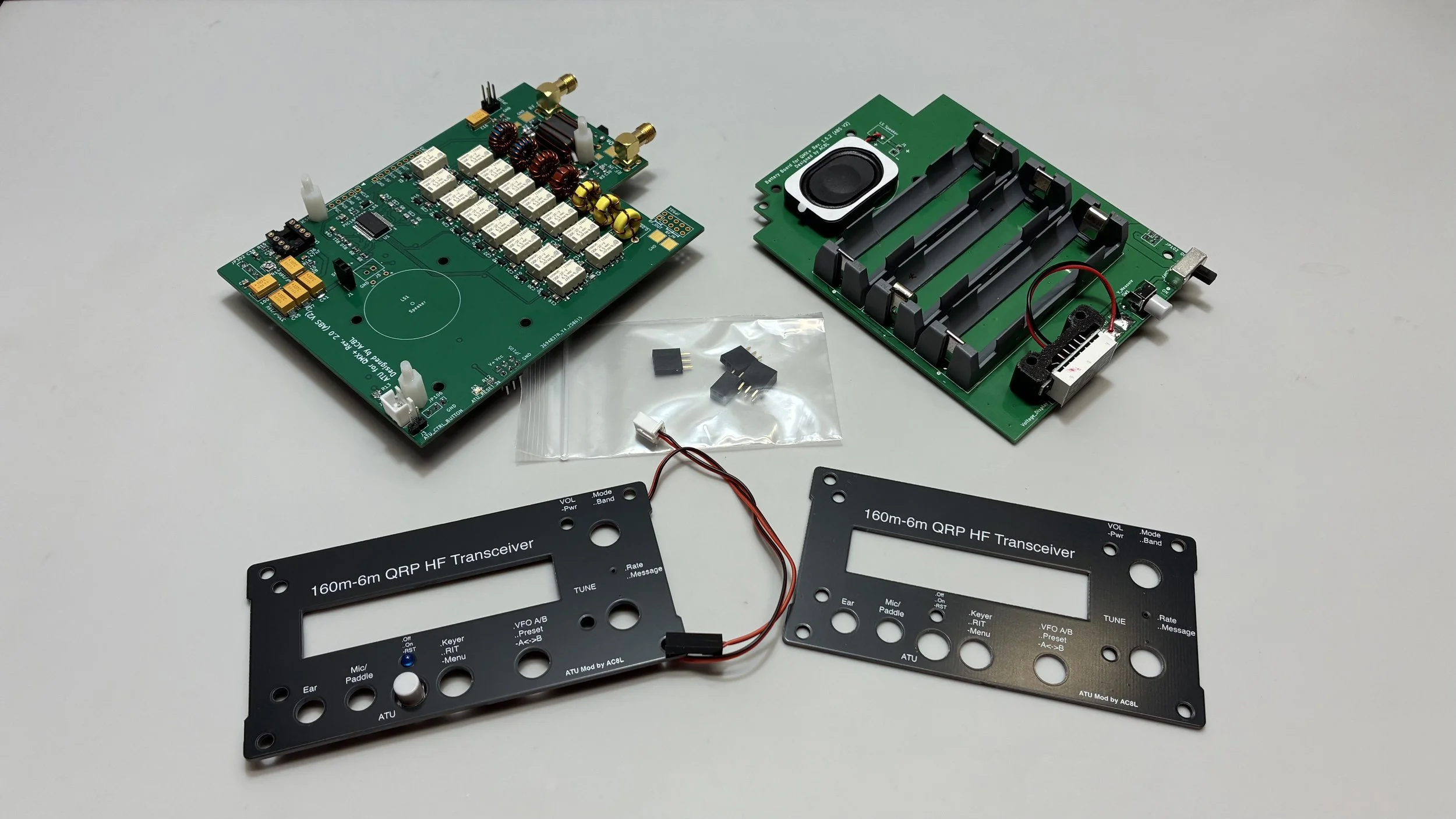 AC8L QMX+ Internal ATU / Battery / Speaker Mod Builder Kits