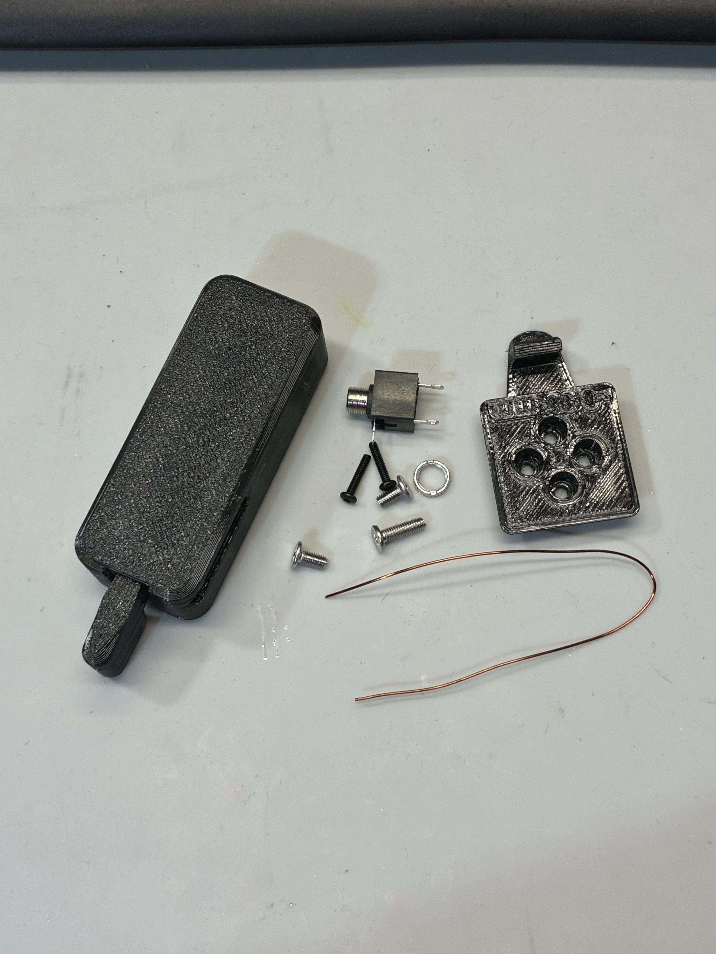 OK1HRA Single CW Paddle – Builders Kit with all Parts