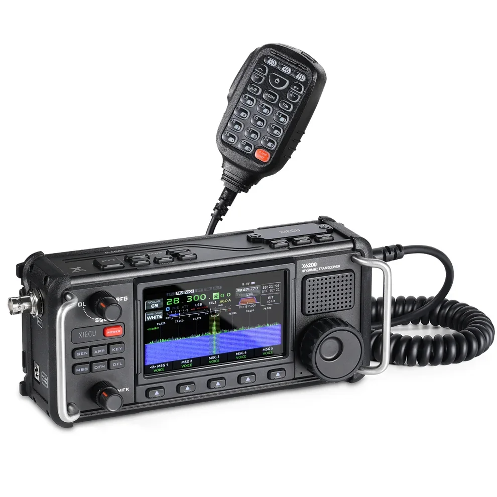 COMING SOON!   Xiegu X6200 Portable HF/50MHz SDR Transceiver