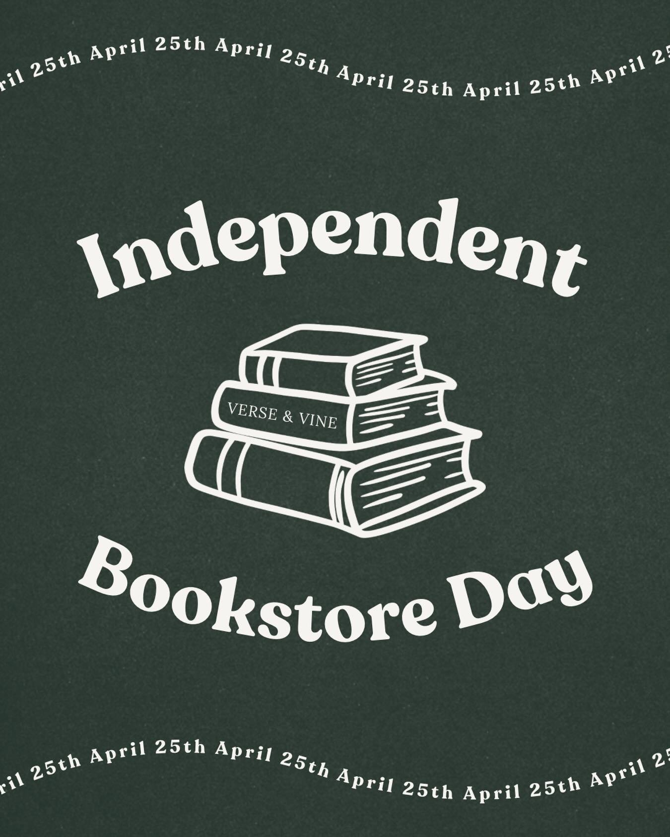 Independent Bookstore Day is tomorrow, April 25th, and we&rsquo;re celebrating the only way we know how&hellip; books, books, and more books!

Verse and Vine&rsquo;s doors aren&rsquo;t open just yet, but you can still show us some love and shop indie