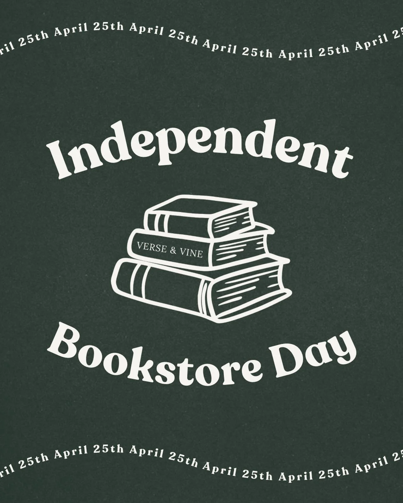 Independent Bookstore Day is tomorrow, April 25th, and we&rsquo;re celebrating the only way we know how&hellip; books, books, and more books!

Verse and Vine&rsquo;s doors aren&rsquo;t open just yet, but you can still show us some love and shop indie