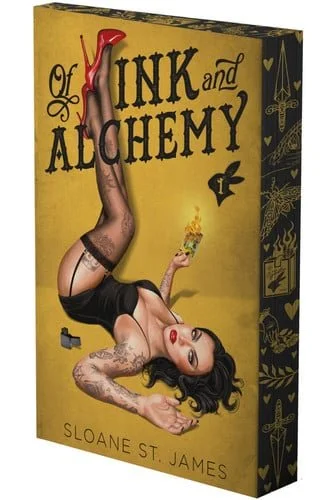 Book cover: Of Ink and Alchemy A Dark Romance by Sloane St. James