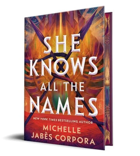 Book cover: She Knows All the Names by Michelle Jabès Corpora