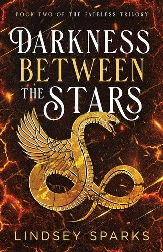 Book cover: Darkness Between the Stars An Egyptian Mythology Time Travel Romance by Lindsey Sparks