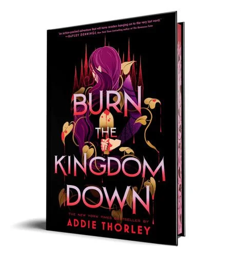 Book cover: Burn the Kingdom Down by Addie Thorley